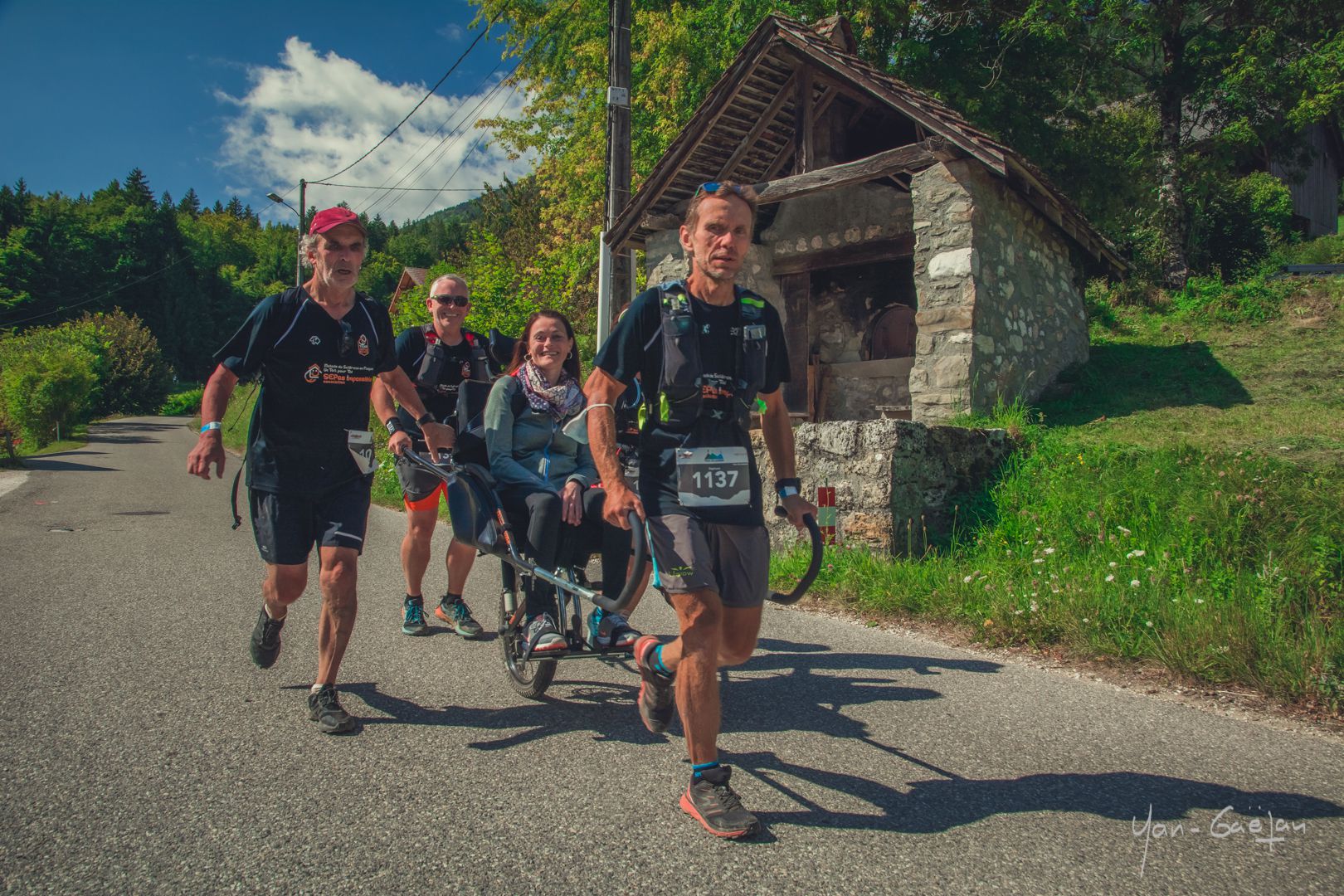 Le trail du Laudon en Joëlette