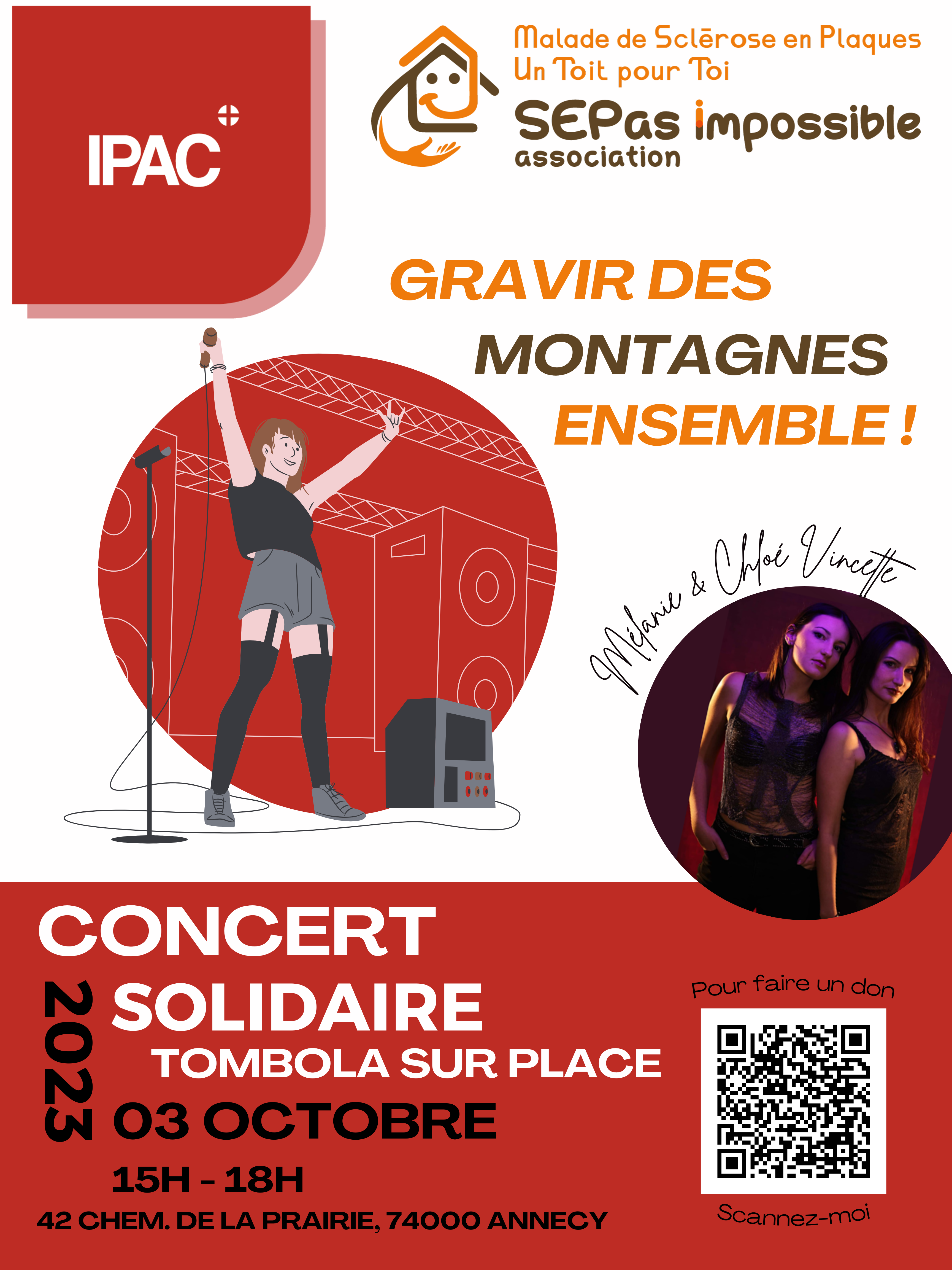 Concert solidaire organisé par IPAC