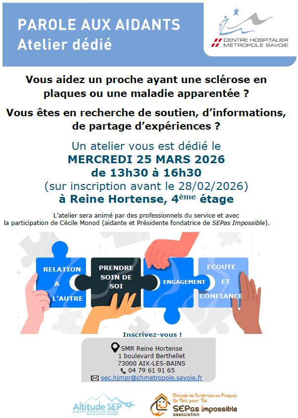 Atelier dédié aux aidants