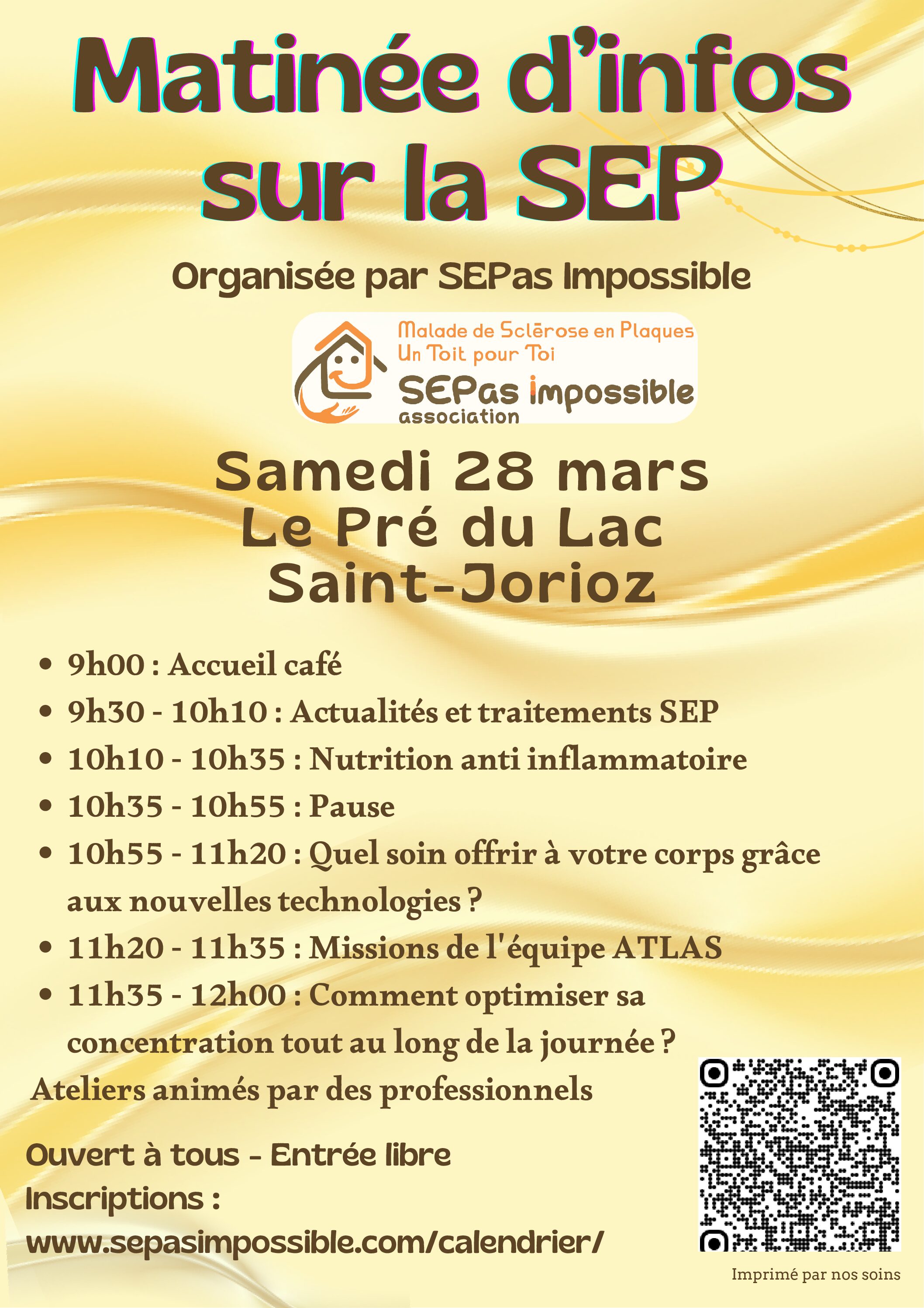 Matinée d'informations sur la SEP