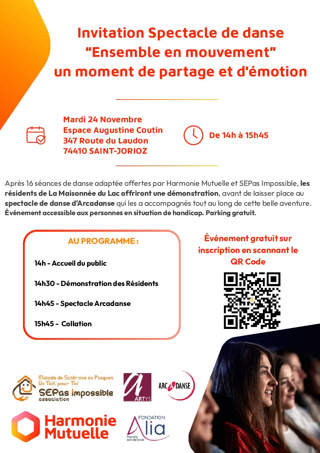 Spectacle de danse "Ensemble en mouvement"